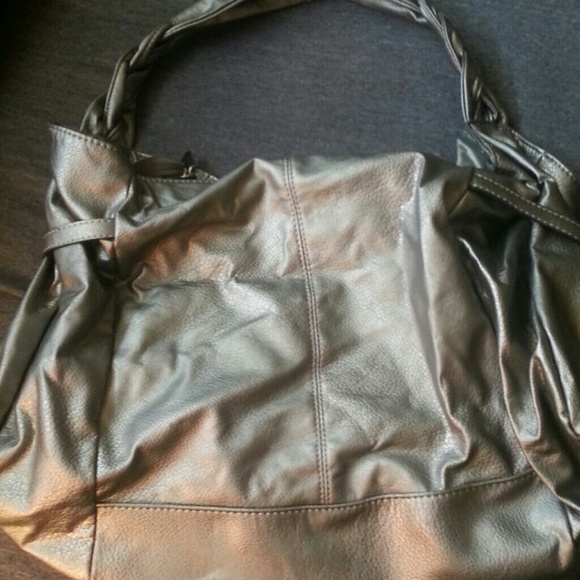 Silver NY&CO hobo bag - Picture 3 of 4