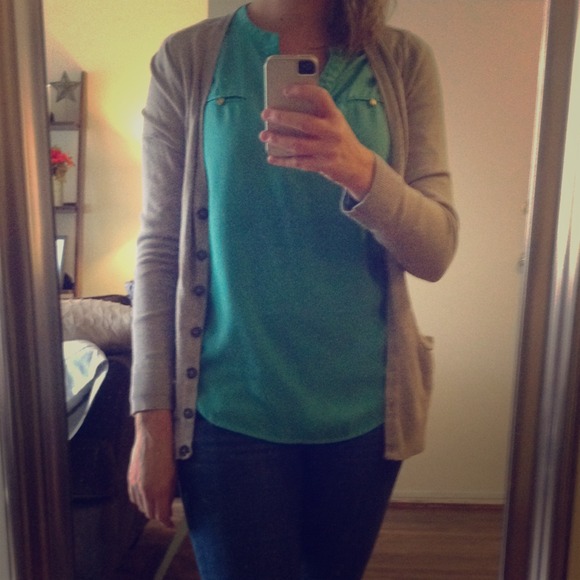 Gray Cardigan