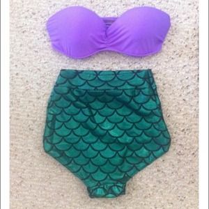 Little mermaid high waisted costume bottoms 🐬🎃