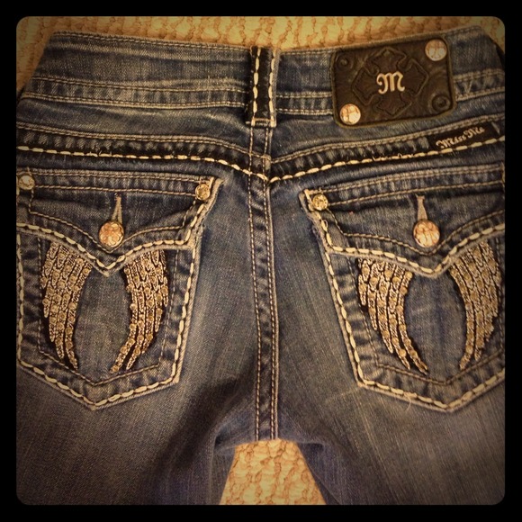 Miss me angle wing pocket jeans size 25