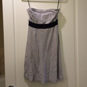 Theory cotton stripe dress