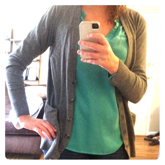 LOFT - Gray Cardigan
