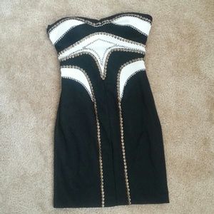 BEBE Studded Bodycon Dress