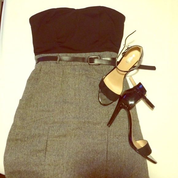Black/ strapless  dress