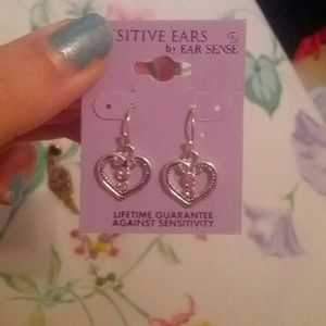 Dangly silver earrings