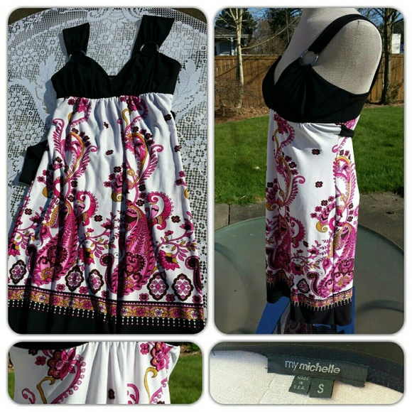 My Michelle Paisley Dress - Picture 3 of 3