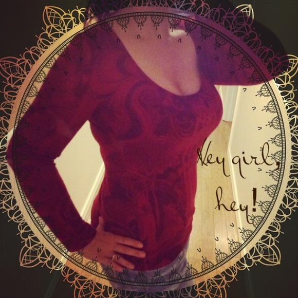 Daytrip top red