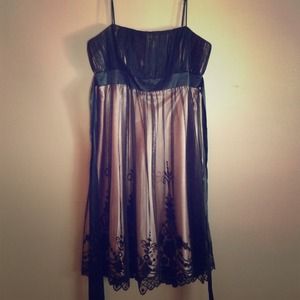 Black & Pink semi-formal dress