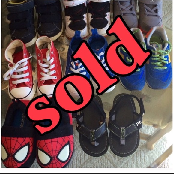 📍SOLD📍Kids shoes 7 and 8 size, sm barely used