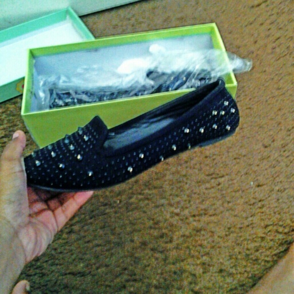 Spiked Flats w. Gold Tips