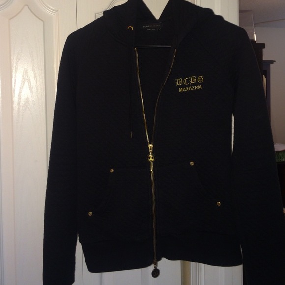 BCBG Max Azria Zip Front Hoodie NWOT - Picture 1 of 4