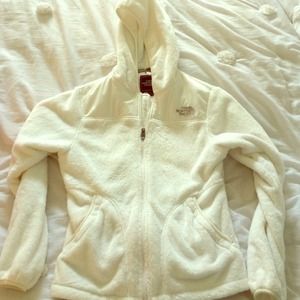 North Face fuzzy hoodie