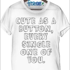 •ON HOLD• FreshTops Cute As A Button Shirt