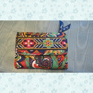 Vera Bradley Euro Wallet- Venetian Paisley