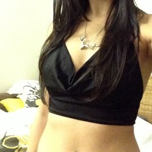 Jägermeister halter crop top