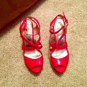 Red high heels