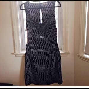 Jennifer Lopez black & white dress