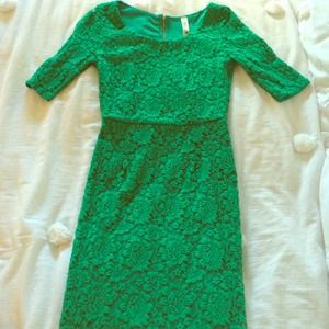 Green Lace Dress