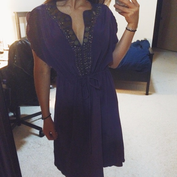 Michael kors purple dress