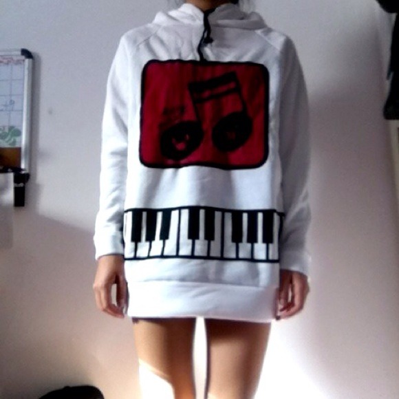 Korean Outerwear - )Korean Fashion( Musical Hoodie