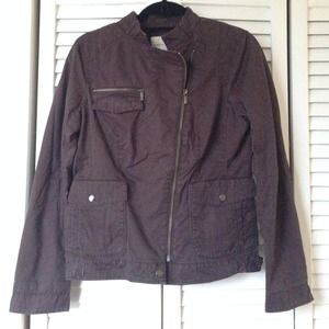 🚫SOLD Banana Republic brown motorcycle jacket