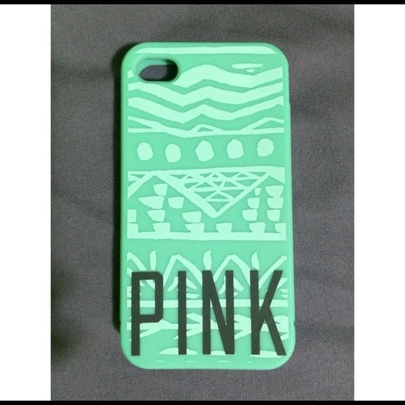 Pink case iPhone 4/4s as a white aztec design