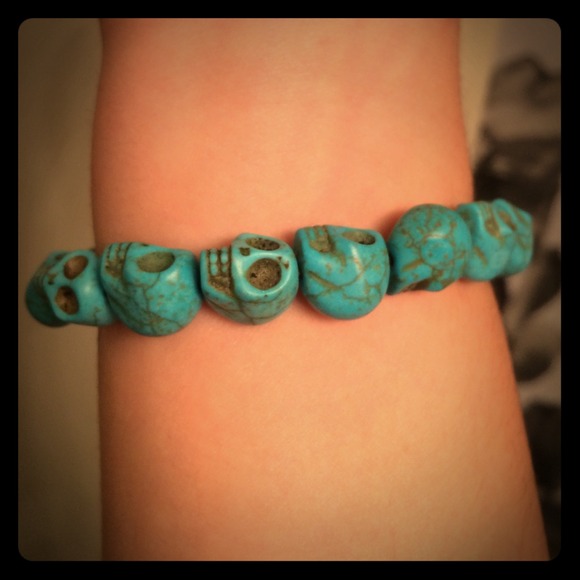Turqouise Skull Bracelet