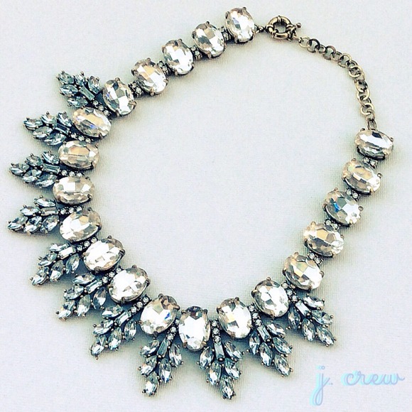 J. Crew Jewelry - Like new J. Crew crystal statement necklace
