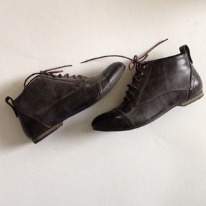 Dark brown Forever 21 booties