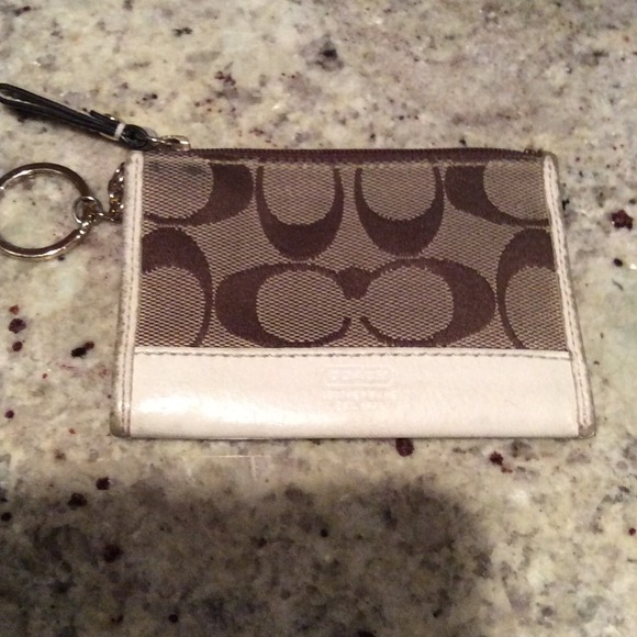 Coach mini wristlet