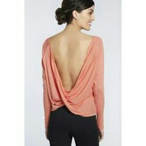 ON HOLD Lightweight knit Switch Back Tee