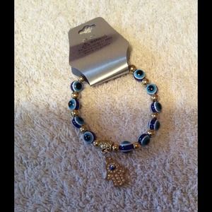Evil eye charm bracelet