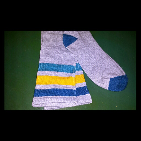 Thigh high retro socks