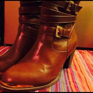 WIDE CALF Torrid tan boots Size 10