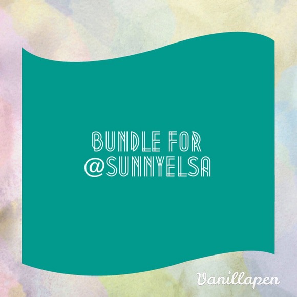 Bundle for @sunnyelsa 😊