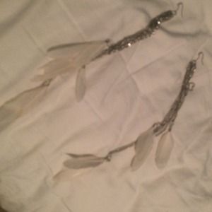 Feather earrings