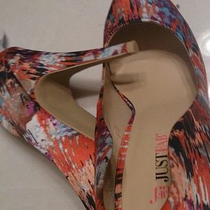 Multi colored heels!