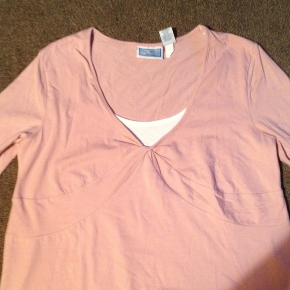 Baby & Me Stretch Maternity Top Shirt - Picture 2 of 2