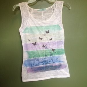 Butterfly halter top