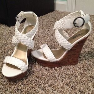 White Charlotte Russe heels