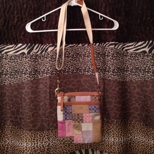 Authentic Coach Patchwork Crossbody Bag