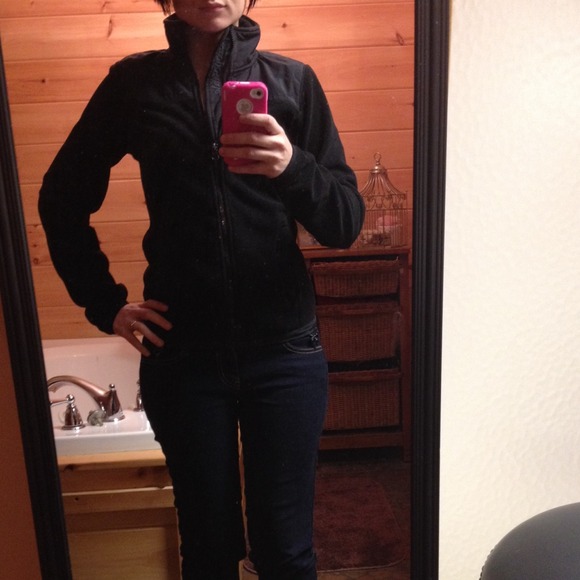 Black fleece Aeropostale jacket - Picture 4 of 4