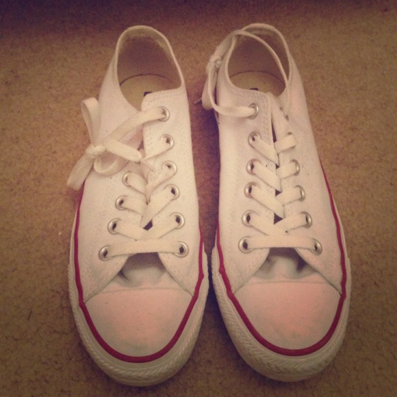 White All Star Converse Shoes