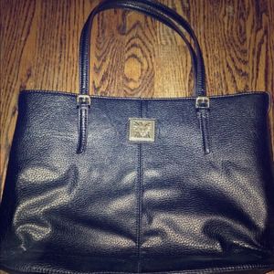 Ann Klein black tote- reserved!