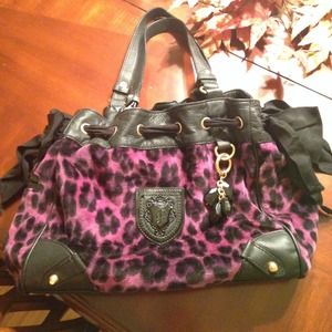 Cheetah juicy couture purse