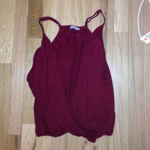 Red Tobi crop scandalous tank