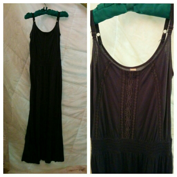 Old Navy Dark Blue Maxi Dress