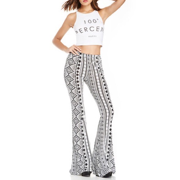 Raga Pants - Raga Tribal Print Bell Bottoms