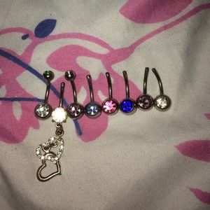 Never Worn Belly Rings👑💅