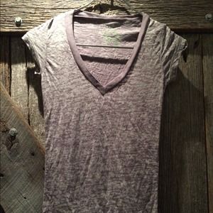 Fitted Purple Vneck